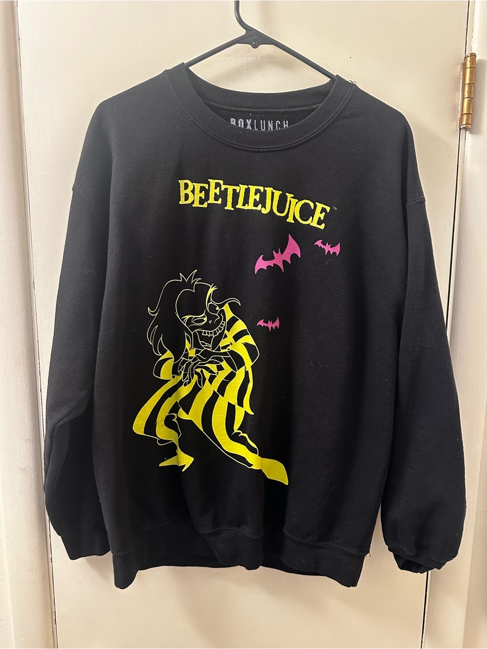 Beetlejuice Sweatshirt Large Lydia Deetz Double Sided